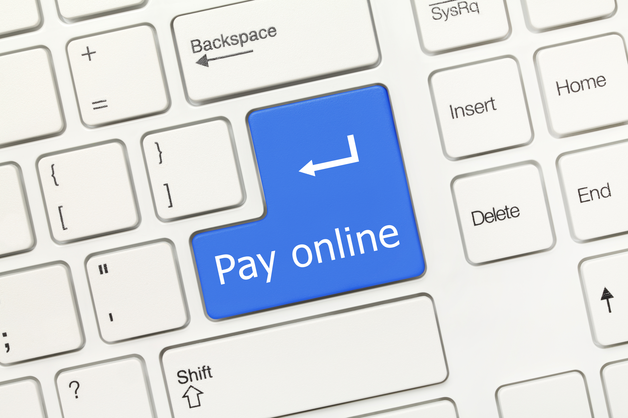 toetsenbord button pay online